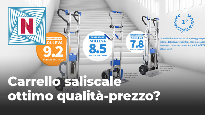 carrello saliscale qualità prezzo, carrello per scale prezzo