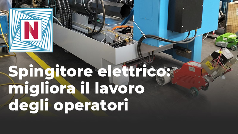 spingitore elettrico per ottimizzare isola lavoro