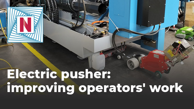 Electric pusher improving operators work