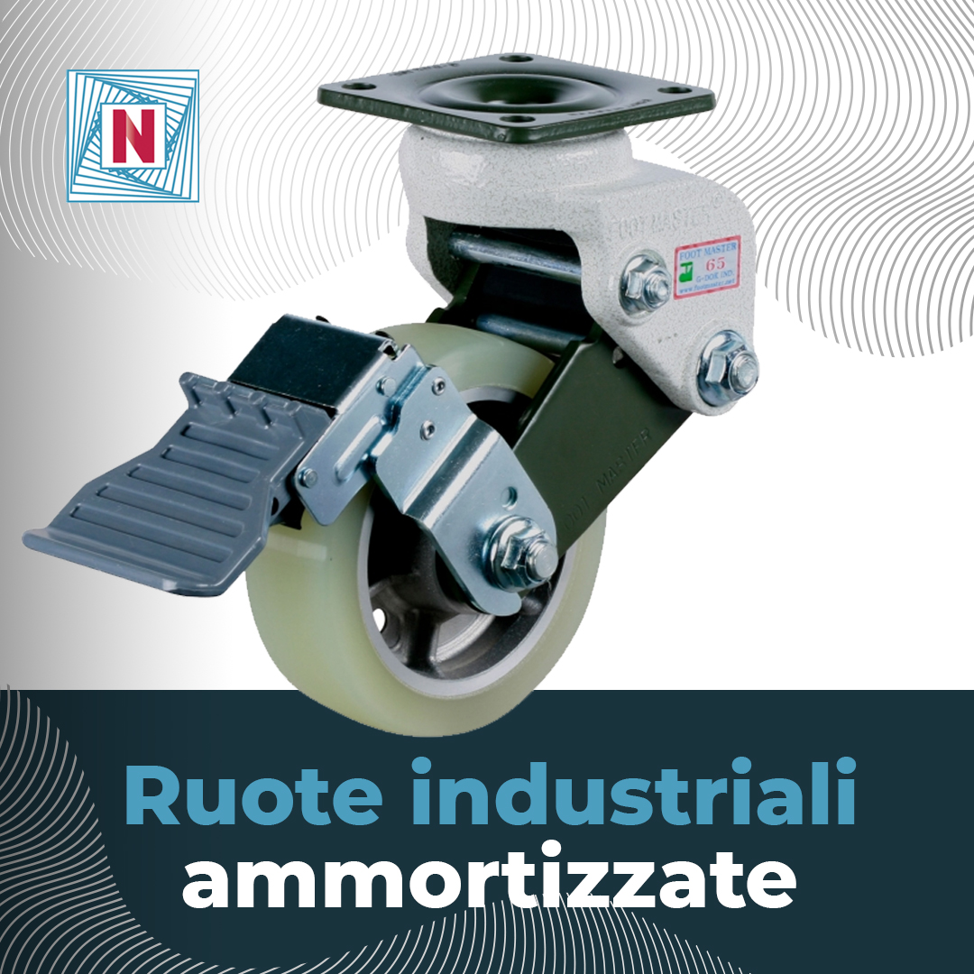 ruote industriali ammortizzate