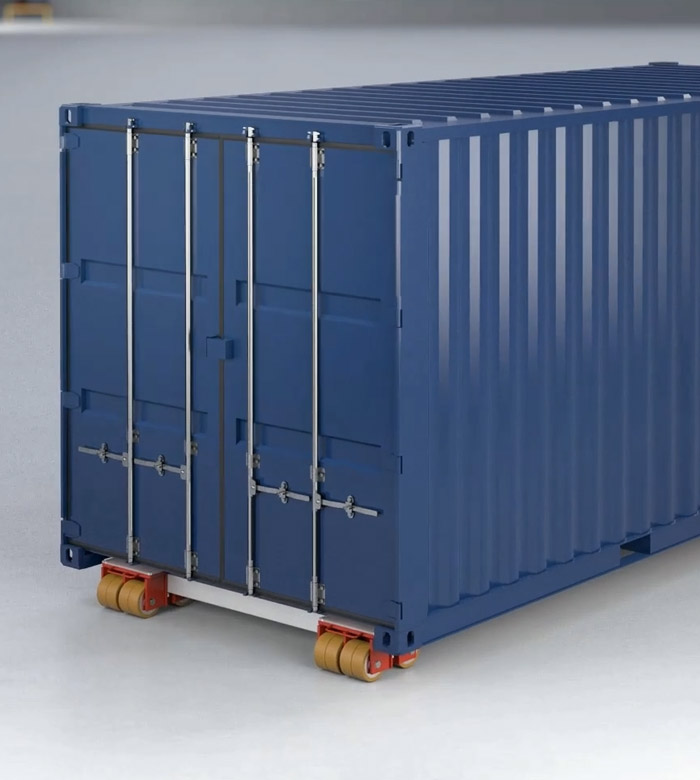 pattini per container