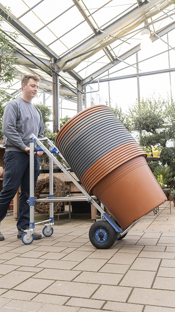 carrello manuale convertibile porta vasi